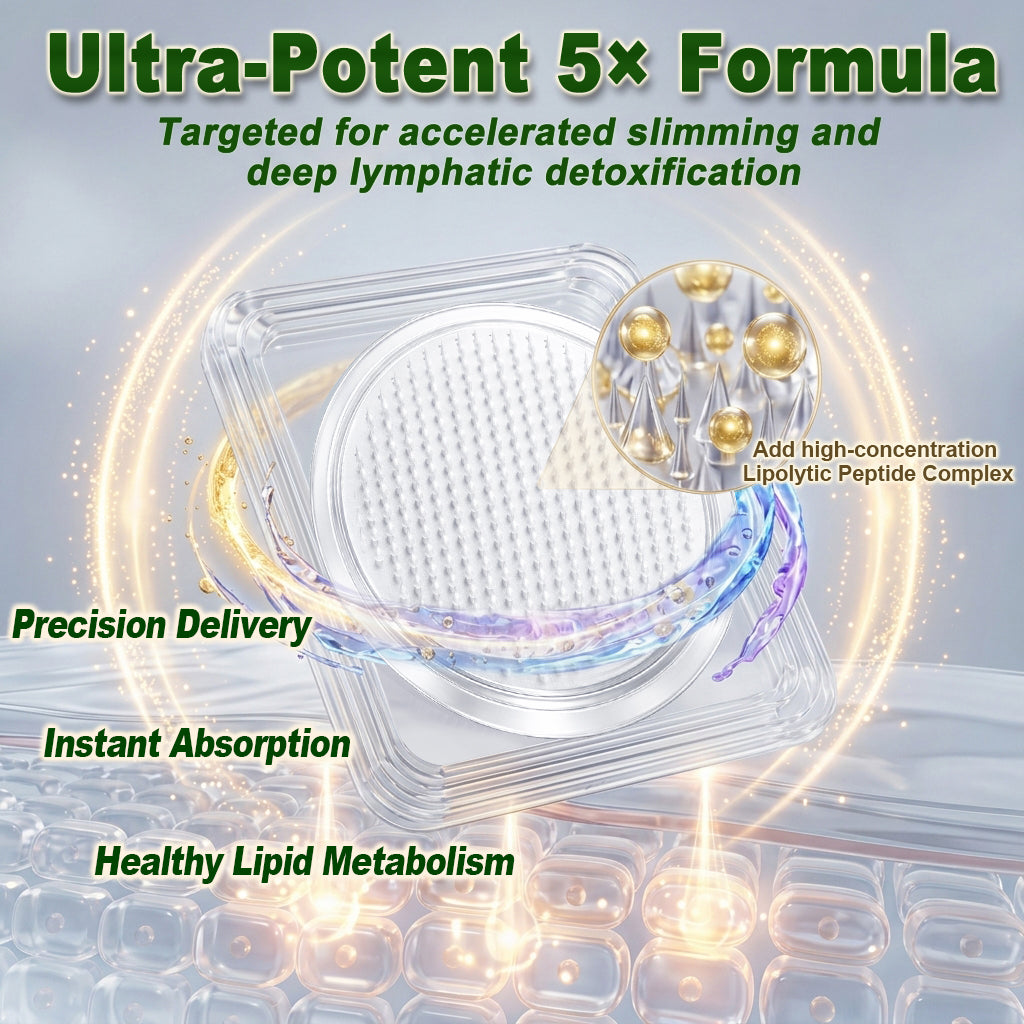 [2026 New & Upgraded: 80% OFF] ✅ DR.HONOR® Slimming Nano-Microneedle Patch, 5X Lipolytic Peptide Formula, Supports Body Contouring, Lymphatic Flow, Joint Comfort, Better Sleep & Focus