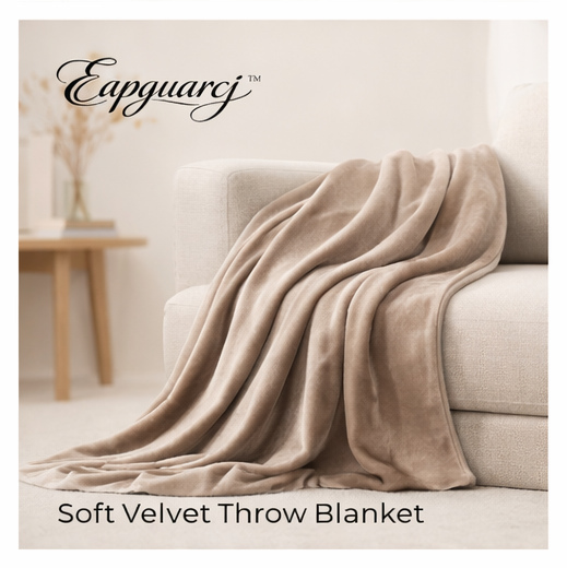 Eapguarcj™ Soft Velvet Throw Blanket – Ultimate Warmth and Comfort